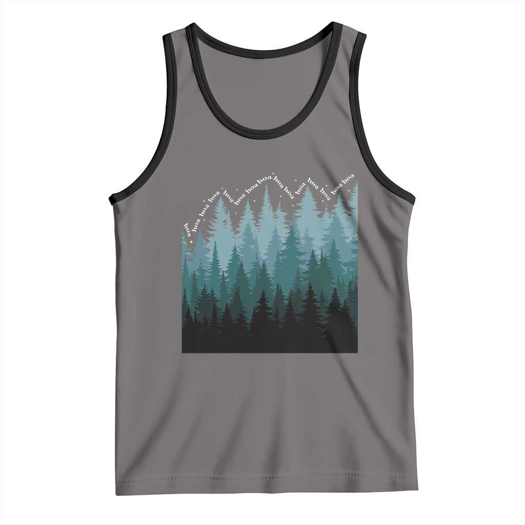 Hoa Hoa Hoa Tank Top Twilight Lover Pine Forest Cozy - Wonder Print Shop