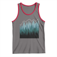 Hoa Hoa Hoa Tank Top Twilight Lover Pine Forest Cozy - Wonder Print Shop