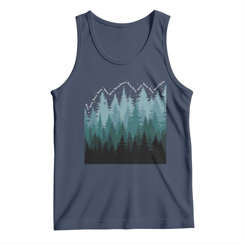 Hoa Hoa Hoa Tank Top Twilight Lover Pine Forest Cozy - Wonder Print Shop