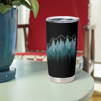 Hoa Hoa Hoa Tumbler Cup Twilight Lover Pine Forest Cozy - Wonder Print Shop