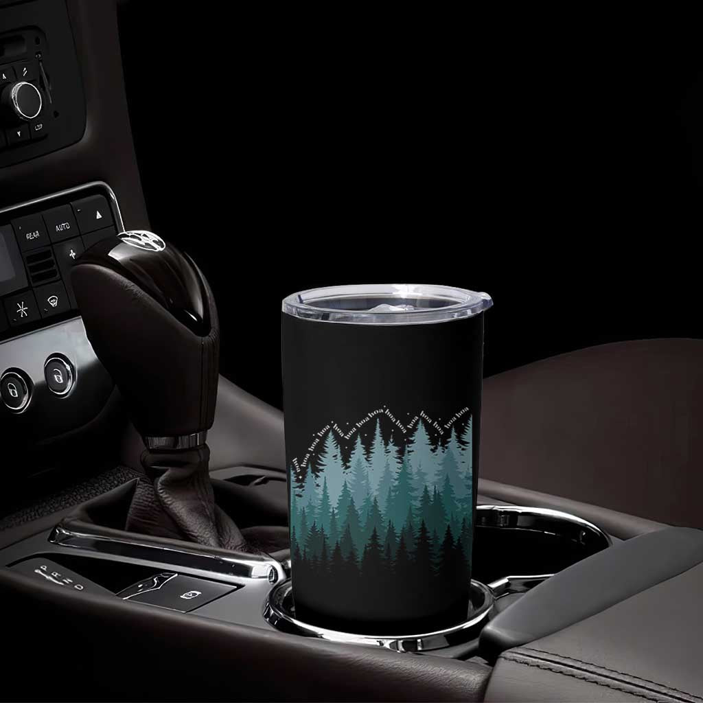 Hoa Hoa Hoa Tumbler Cup Twilight Lover Pine Forest Cozy - Wonder Print Shop