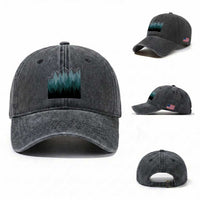 Hoa Hoa Hoa Washed Cotton Baseball Cap Twilight Lover Pine Forest Cozy