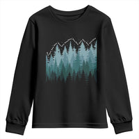 Hoa Hoa Hoa Youth Sweatshirt Twilight Lover Pine Forest Cozy - Wonder Print Shop