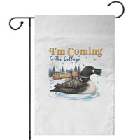 I Am Coming To The Cottage Garden Flag Stupid Canadian Wolf Bird