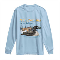 I Am Coming To The Cottage Long Sleeve Shirt Stupid Canadian Wolf Bird