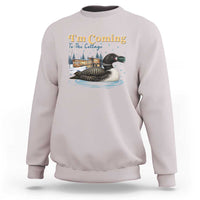 I Am Coming To The Cottage Sweatshirt Stupid Canadian Wolf Bird