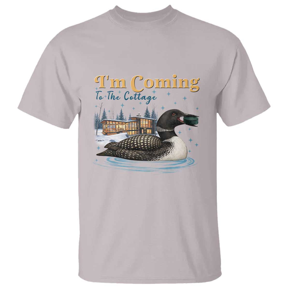 I Am Coming To The Cottage T Shirt Stupid Canadian Wolf Bird
