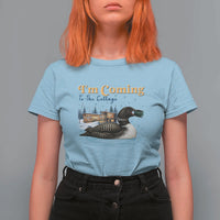 I Am Coming To The Cottage T Shirt For Women Stupid Canadian Wolf Bird