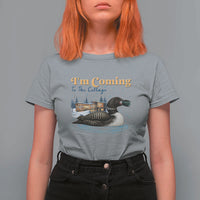 I Am Coming To The Cottage T Shirt For Women Stupid Canadian Wolf Bird