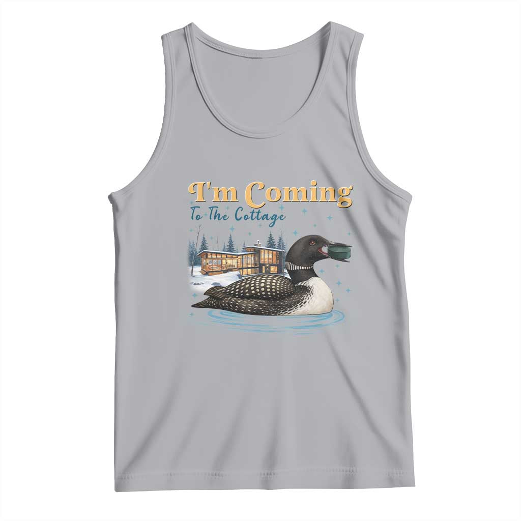 I Am Coming To The Cottage Tank Top Stupid Canadian Wolf Bird