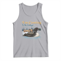 I Am Coming To The Cottage Tank Top Stupid Canadian Wolf Bird