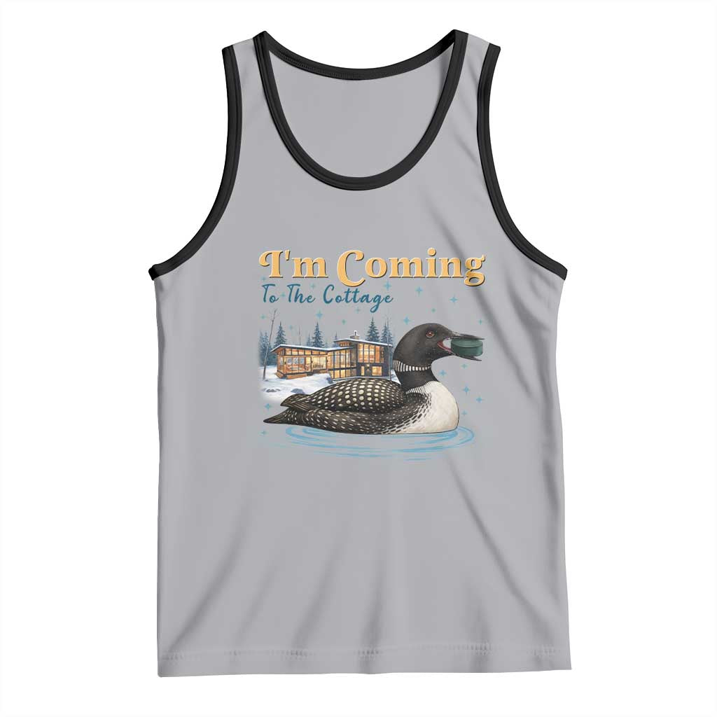 I Am Coming To The Cottage Tank Top Stupid Canadian Wolf Bird