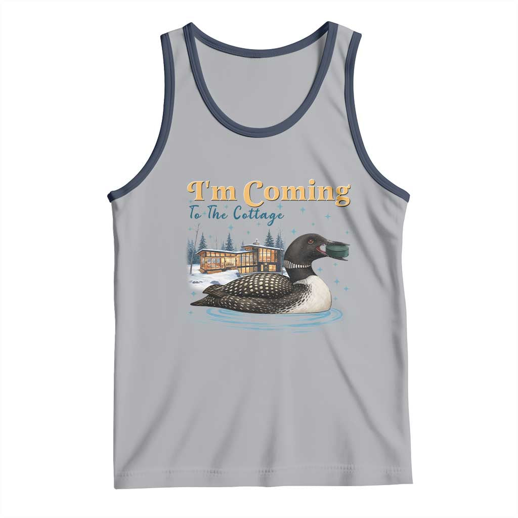I Am Coming To The Cottage Tank Top Stupid Canadian Wolf Bird