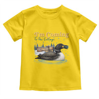I Am Coming To The Cottage Toddler T Shirt Stupid Canadian Wolf Bird