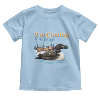 I Am Coming To The Cottage Toddler T Shirt Stupid Canadian Wolf Bird