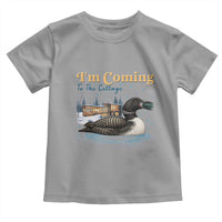 I Am Coming To The Cottage Toddler T Shirt Stupid Canadian Wolf Bird