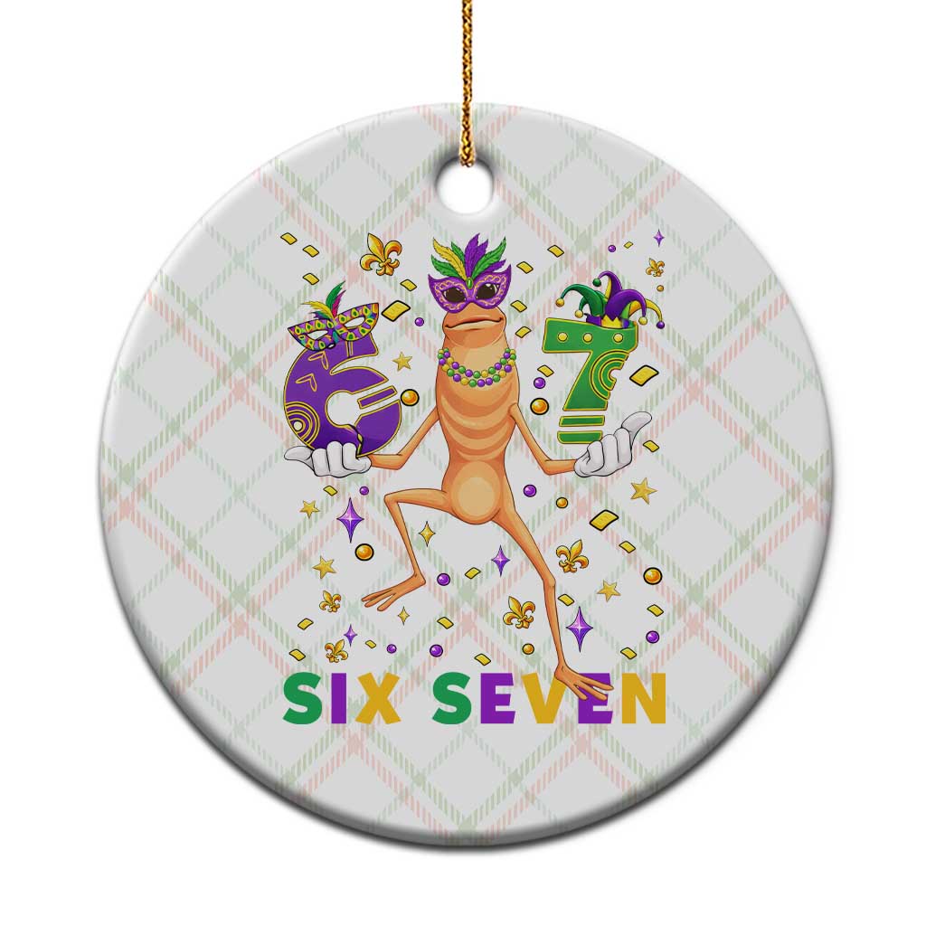67 Mardi Gras Ceramic Ornament Marcus The Worm Carnival Trendy Meme