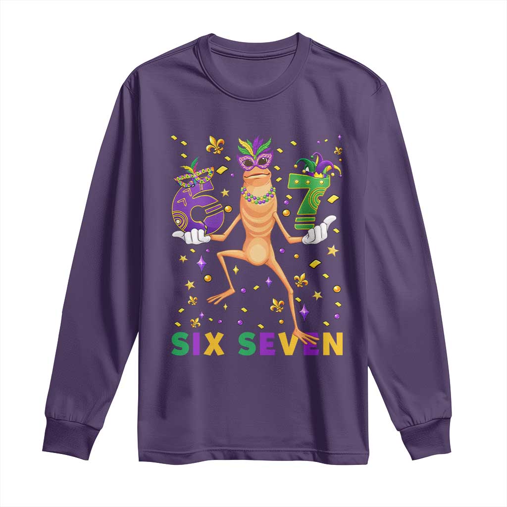 67 Mardi Gras Long Sleeve Shirt Marcus The Worm Carnival Trendy Meme