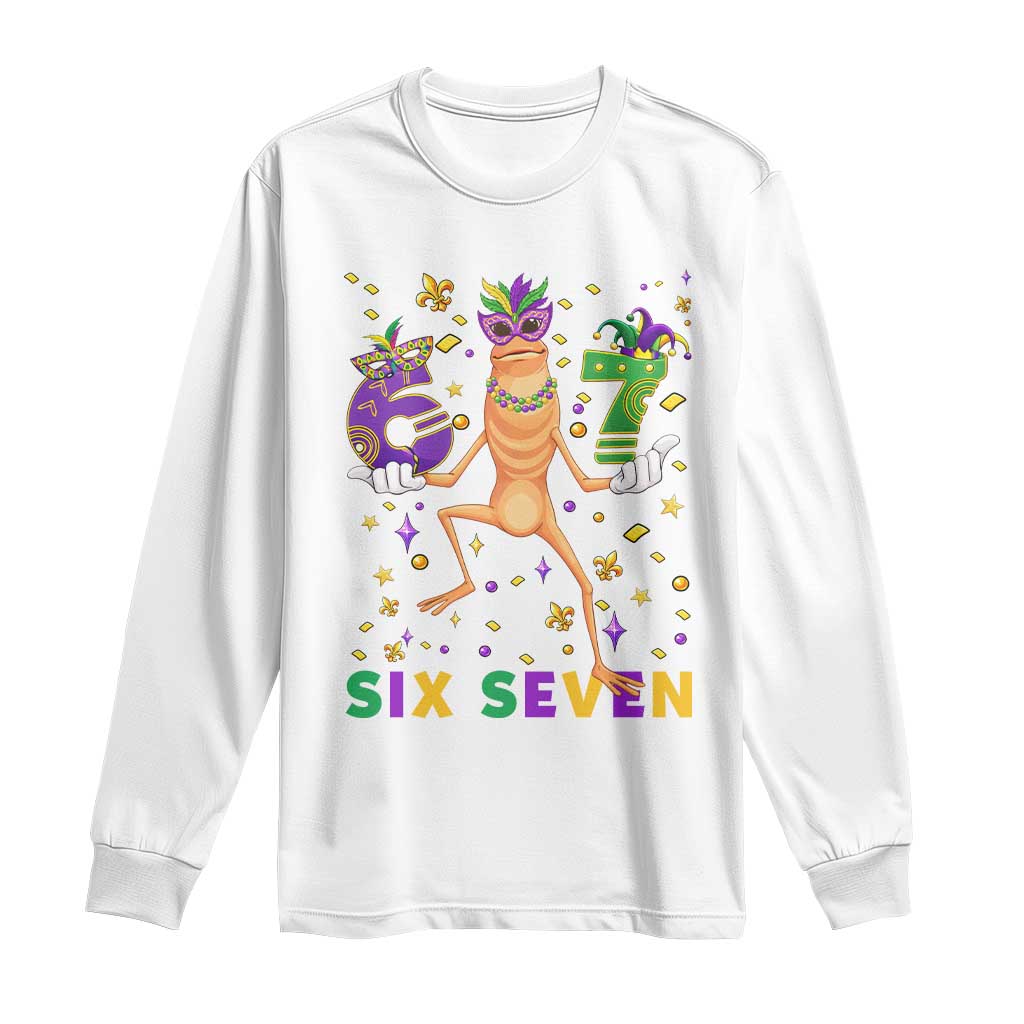 67 Mardi Gras Long Sleeve Shirt Marcus The Worm Carnival Trendy Meme