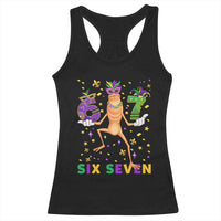 67 Mardi Gras Racerback Tank Top Marcus The Worm Carnival Trendy Meme