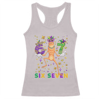 67 Mardi Gras Racerback Tank Top Marcus The Worm Carnival Trendy Meme