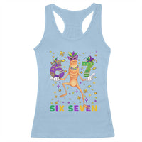 67 Mardi Gras Racerback Tank Top Marcus The Worm Carnival Trendy Meme
