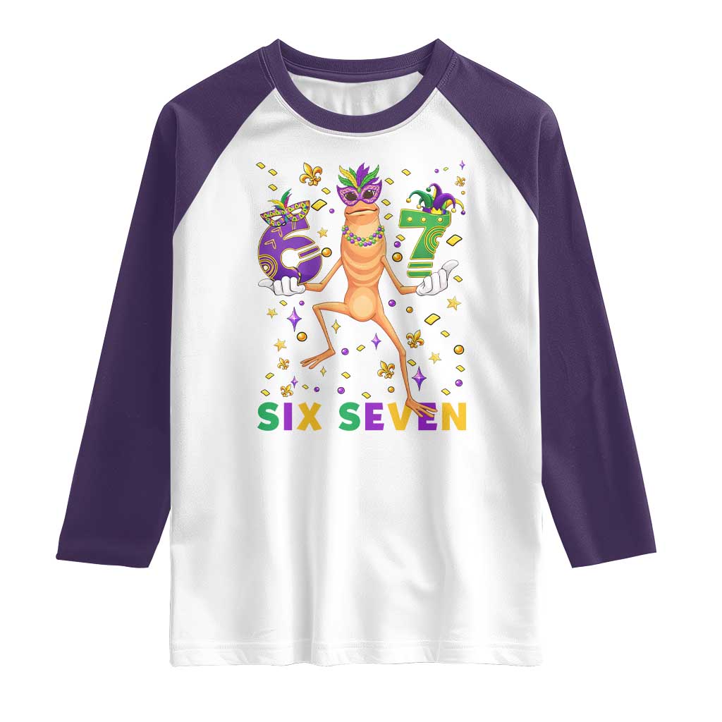 67 Mardi Gras Raglan Shirt Marcus The Worm Carnival Trendy Meme