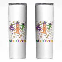 67 Mardi Gras Skinny Tumbler Marcus The Worm Carnival Trendy Meme