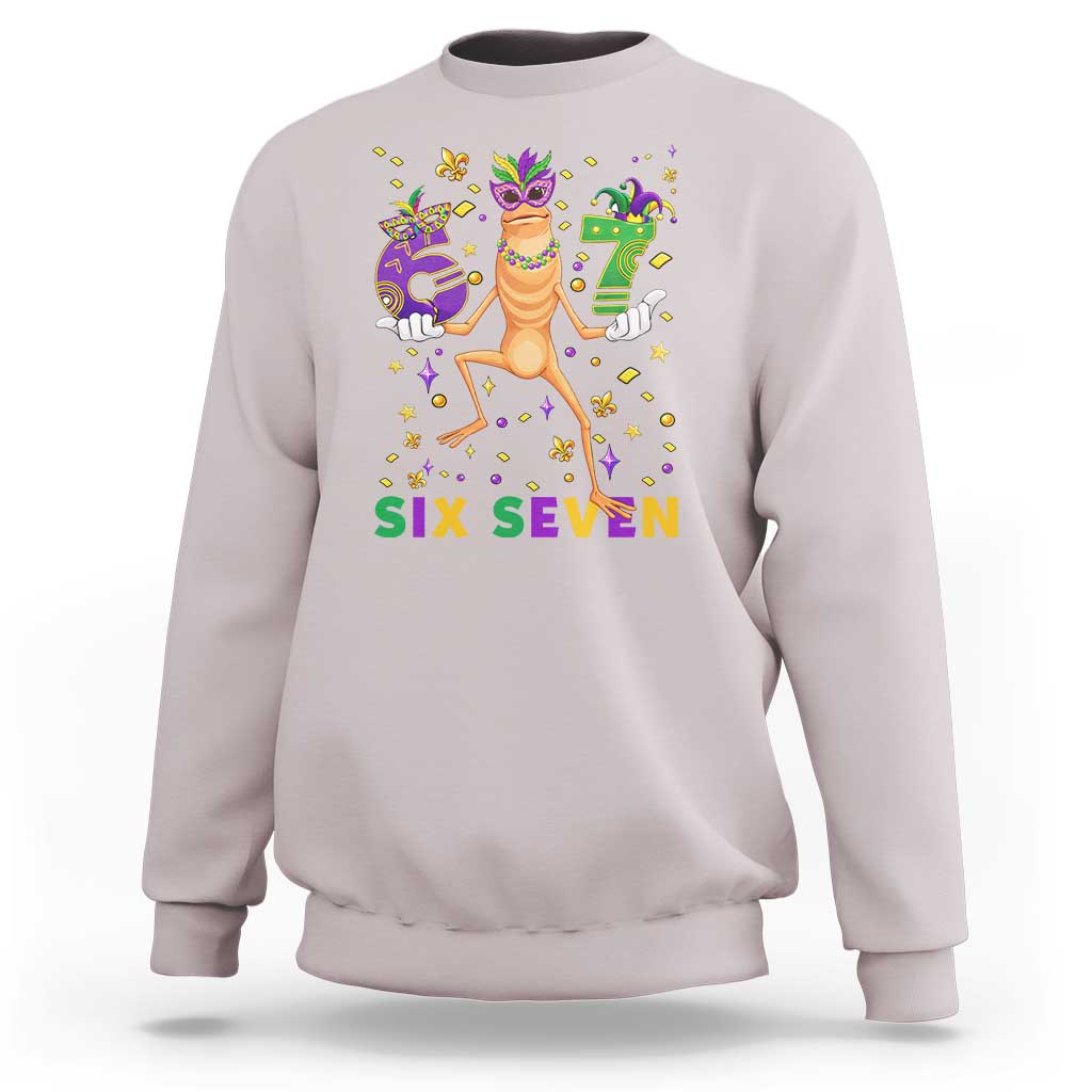 67 Mardi Gras Sweatshirt Marcus The Worm Carnival Trendy Meme
