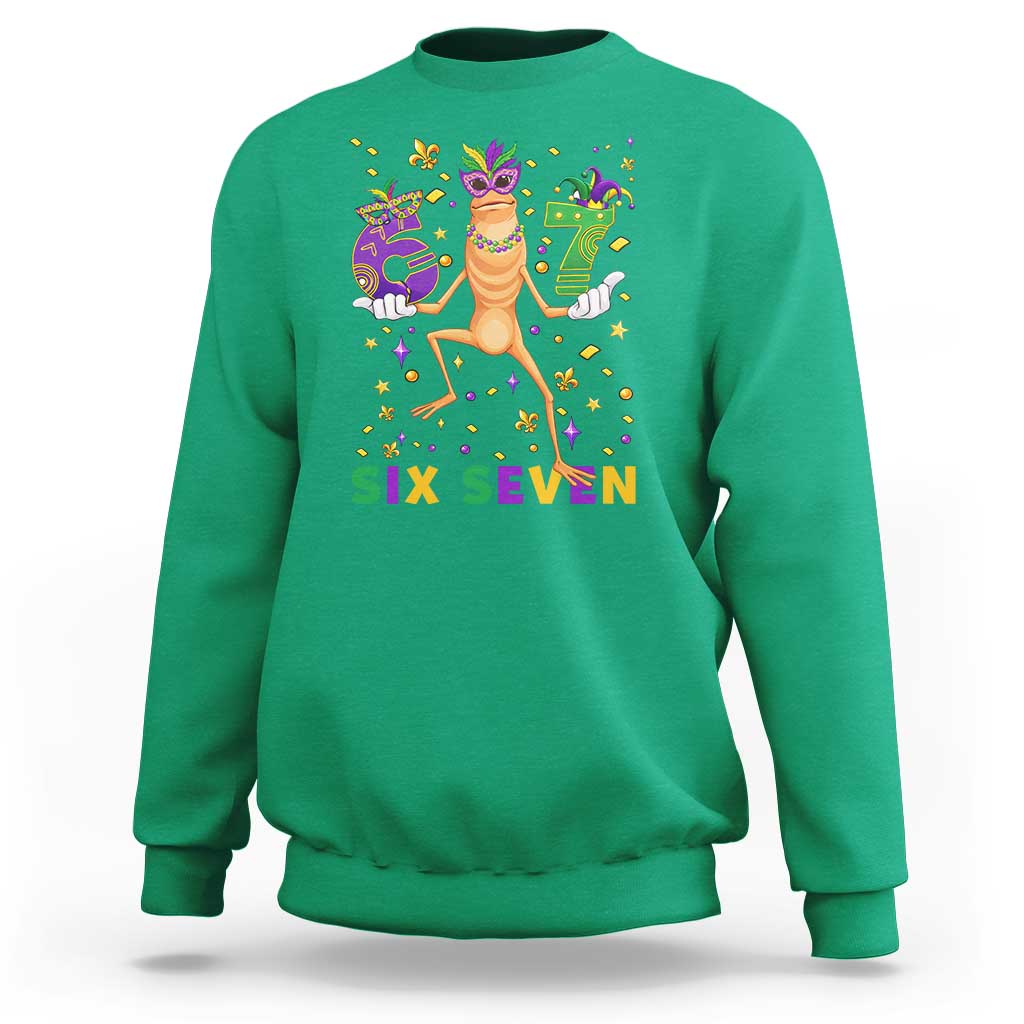 67 Mardi Gras Sweatshirt Marcus The Worm Carnival Trendy Meme