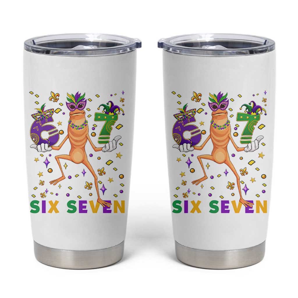 67 Mardi Gras Tumbler Cup Marcus The Worm Carnival Trendy Meme