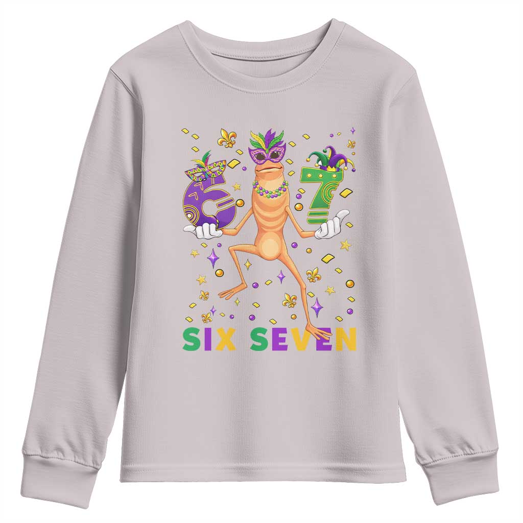 67 Mardi Gras Youth Sweatshirt Marcus The Worm Carnival Trendy Meme