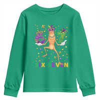 67 Mardi Gras Youth Sweatshirt Marcus The Worm Carnival Trendy Meme