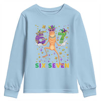 67 Mardi Gras Youth Sweatshirt Marcus The Worm Carnival Trendy Meme