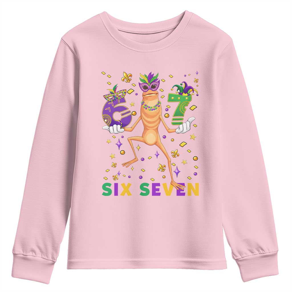 67 Mardi Gras Youth Sweatshirt Marcus The Worm Carnival Trendy Meme