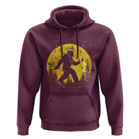 Mardi Gras Bigfoot Hoodie Funny Sasquatch Carnival Trendy Meme