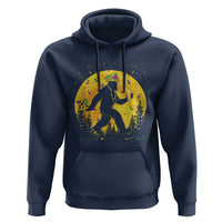 Mardi Gras Bigfoot Hoodie Funny Sasquatch Carnival Trendy Meme