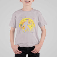 Mardi Gras Bigfoot T Shirt For Kid Funny Sasquatch Carnival Trendy Meme