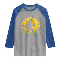 Mardi Gras Bigfoot Raglan Shirt Funny Sasquatch Carnival Trendy Meme