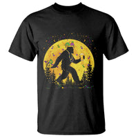 Mardi Gras Bigfoot T Shirt Funny Sasquatch Carnival Trendy Meme