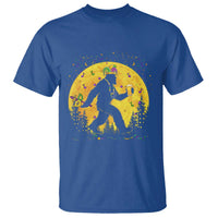 Mardi Gras Bigfoot T Shirt Funny Sasquatch Carnival Trendy Meme