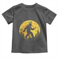 Mardi Gras Bigfoot Toddler T Shirt Funny Sasquatch Carnival Trendy Meme