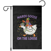 Funny Mardi Gras Garden Flag Goose Crawfish Carnival Trendy Meme