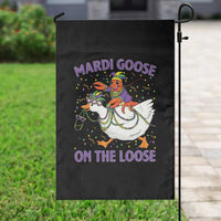 Funny Mardi Gras Garden Flag Goose Crawfish Carnival Trendy Meme