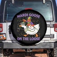Funny Mardi Gras Spare Tire Cover Goose Crawfish Carnival Trendy Meme