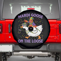 Funny Mardi Gras Spare Tire Cover Goose Crawfish Carnival Trendy Meme