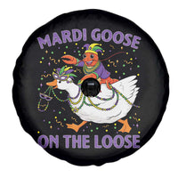 Funny Mardi Gras Spare Tire Cover Goose Crawfish Carnival Trendy Meme