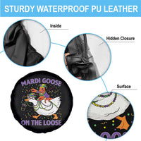 Funny Mardi Gras Spare Tire Cover Goose Crawfish Carnival Trendy Meme