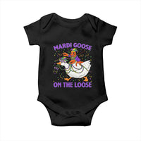 Funny Mardi Gras Baby Onesie Goose Crawfish Carnival Trendy Meme