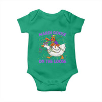 Funny Mardi Gras Baby Onesie Goose Crawfish Carnival Trendy Meme